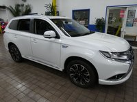 USED 2015 65 MITSUBISHI OUTLANDER 2.0h 12kWh GX4h SUV 5dr Petrol Plug-in Hybrid CVT 4WD Euro 6 (s/s) (200 ps) &pound;0 ROAD TAX SAT NAV SUNROOF LEATHER CAMERA NICE TIDY EXAMPLE