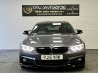 USED 2015 15 BMW 4 SERIES GRAN COUPE 2.0 420d M Sport Hatchback 5dr Diesel Auto Euro 6 (s/s) (190 ps) RED INTERIOR UPGRADED FRONT