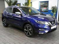 USED 2019 68 NISSAN QASHQAI 1.3 DIG-T Tekna+ SUV 5dr Petrol Manual Euro 6 (s/s) (160 ps) SAT NAV LEATHER HEATED SEATS PANORAMIC SUNROOF REAR VIEW CAMERA PARKING SENSORS 2 OWNERS EXCELLENT SERVICE HISTORY