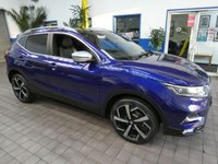 USED 2019 68 NISSAN QASHQAI 1.3 DIG-T Tekna+ SUV 5dr Petrol Manual Euro 6 (s/s) (160 ps) SAT NAV LEATHER HEATED SEATS PANORAMIC SUNROOF REAR VIEW CAMERA PARKING SENSORS 2 OWNERS EXCELLENT SERVICE HISTORY