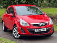 USED 2013 62 VAUXHALL CORSA 1.4 16V Active Hatchback 3dr Petrol Manual Euro 5 (A/C) (100 ps) 