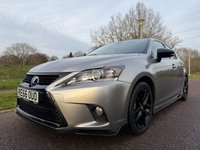 USED 2016 66 LEXUS CT 1.8 200h Sport Hatchback 5dr Petrol Hybrid CVT Euro 6 (s/s) (136 ps) SAT NAV-BLUETOOTH-CRUISE-&pound;0 TAX