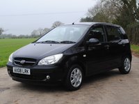 USED 2008 08 HYUNDAI GETZ 1.1 CDX Hatchback 5dr Petrol Manual (130 g/km, 65 bhp) www.suffolkcarcentre.co.uk - Located at Ilketshall
