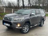 USED 2017 17 TOYOTA HI-LUX 2.4 D-4D Invincible Pickup Double Cab 4dr Diesel Manual 4WD Euro 6 (TSS, 3.5t) (150 ps) ** NO VAT * *  SAT NAV **  TOWBAR