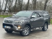 USED 2017 17 TOYOTA HI-LUX 2.4 D-4D Invincible Pickup Double Cab 4dr Diesel Manual 4WD Euro 6 (TSS, 3.5t) (150 ps) ** NO VAT * *  SAT NAV **  TOWBAR