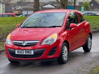 USED 2012 12 VAUXHALL CORSA 1.2i ecoFLEX 16V S Hatchback 3dr Petrol Manual Euro 5 (s/s) (85 ps) 