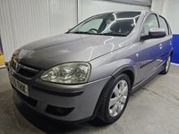 USED 2005 55 VAUXHALL CORSA 1.2i 16v SXi Hatchback 5dr Petrol Manual (139 g/km, 79 bhp) Air Con, ULEZ Compliant
