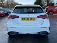 USED 2018 68 MERCEDES-BENZ A-CLASS 2.0 A250 AMG Line Hatchback 5dr Petrol 7G-DCT automatic 224 bhp 