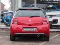 USED 2016 16 DS AUTOMOBILES DS 3 1.2 PureTech Elegance Hatchback 3dr Petrol Manual Euro 6 (s/s) (110 ps) LOW MILEAGE. NEW MOT