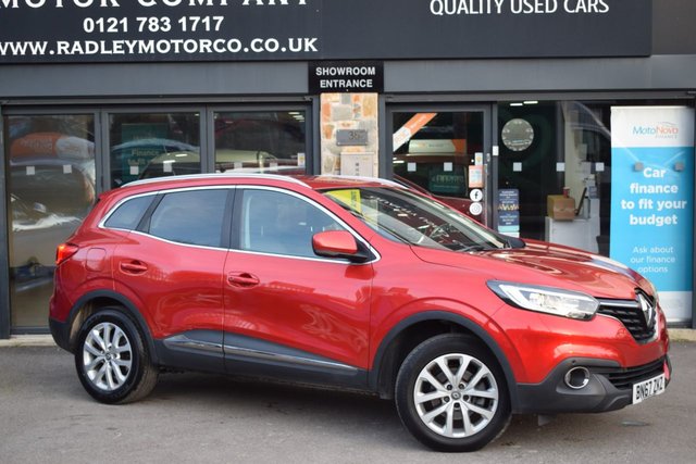 2017 67 Renault Kadjar 1.5 dCi Dynamique S Nav SUV 5dr Diesel EDC Euro 6 (s/s) (110 ps)