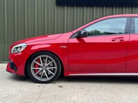 USED 2016 MERCEDES-BENZ A CLASS 2.0 A45 AMG (Premium) Hatchback 5dr Petrol SpdS DCT 4MATIC Euro 6 (s/s) (381 ps) PAN ROOF SPORTS SEATS CAR PLAY