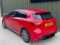 USED 2016 MERCEDES-BENZ A CLASS 2.0 A45 AMG (Premium) Hatchback 5dr Petrol SpdS DCT 4MATIC Euro 6 (s/s) (381 ps) PAN ROOF SPORTS SEATS CAR PLAY