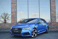 USED 2020 20 AUDI S3 2.0 TFSI Black Edition Sportback 5dr Petrol S Tronic quattro Euro 6 (s/s) (300 ps) DIGITAL DASH / ARA BLUE / B&O