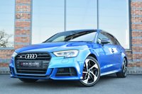 USED 2020 20 AUDI S3 2.0 TFSI Black Edition Sportback 5dr Petrol S Tronic quattro Euro 6 (s/s) (300 ps) DIGITAL DASH / ARA BLUE / B&O