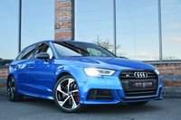 USED 2020 20 AUDI S3 2.0 TFSI Black Edition Sportback 5dr Petrol S Tronic quattro Euro 6 (s/s) (300 ps) DIGITAL DASH / ARA BLUE / B&O