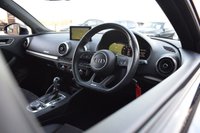 USED 2020 20 AUDI S3 2.0 TFSI Black Edition Sportback 5dr Petrol S Tronic quattro Euro 6 (s/s) (300 ps) DIGITAL DASH / ARA BLUE / B&O