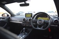 USED 2020 20 AUDI S3 2.0 TFSI Black Edition Sportback 5dr Petrol S Tronic quattro Euro 6 (s/s) (300 ps) DIGITAL DASH / ARA BLUE / B&O