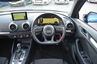 USED 2020 20 AUDI S3 2.0 TFSI Black Edition Sportback 5dr Petrol S Tronic quattro Euro 6 (s/s) (300 ps) DIGITAL DASH / ARA BLUE / B&O
