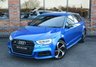 USED 2020 20 AUDI S3 2.0 TFSI Black Edition Sportback 5dr Petrol S Tronic quattro Euro 6 (s/s) (300 ps) DIGITAL DASH / ARA BLUE / B&O