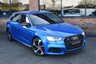 USED 2020 20 AUDI S3 2.0 TFSI Black Edition Sportback 5dr Petrol S Tronic quattro Euro 6 (s/s) (300 ps) DIGITAL DASH / ARA BLUE / B&O