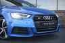 USED 2020 20 AUDI S3 2.0 TFSI Black Edition Sportback 5dr Petrol S Tronic quattro Euro 6 (s/s) (300 ps) DIGITAL DASH / ARA BLUE / B&O