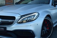USED 2018 18 MERCEDES-BENZ C-CLASS 4.0 C63 V8 BiTurbo AMG S (Premium) Coupe 2dr Petrol SpdS MCT Euro 6 (s/s) (510 ps) MAGNO SILVER / 360 CAM / FMBSH