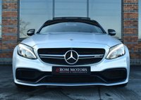 USED 2018 18 MERCEDES-BENZ C-CLASS 4.0 C63 V8 BiTurbo AMG S (Premium) Coupe 2dr Petrol SpdS MCT Euro 6 (s/s) (510 ps) MAGNO SILVER / 360 CAM / FMBSH