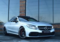 USED 2018 18 MERCEDES-BENZ C-CLASS 4.0 C63 V8 BiTurbo AMG S (Premium) Coupe 2dr Petrol SpdS MCT Euro 6 (s/s) (510 ps) MAGNO SILVER / 360 CAM / FMBSH