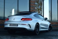 USED 2018 18 MERCEDES-BENZ C-CLASS 4.0 C63 V8 BiTurbo AMG S (Premium) Coupe 2dr Petrol SpdS MCT Euro 6 (s/s) (510 ps) MAGNO SILVER / 360 CAM / FMBSH