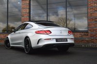 USED 2018 18 MERCEDES-BENZ C-CLASS 4.0 C63 V8 BiTurbo AMG S (Premium) Coupe 2dr Petrol SpdS MCT Euro 6 (s/s) (510 ps) MAGNO SILVER / 360 CAM / FMBSH
