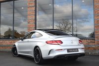 USED 2018 18 MERCEDES-BENZ C-CLASS 4.0 C63 V8 BiTurbo AMG S (Premium) Coupe 2dr Petrol SpdS MCT Euro 6 (s/s) (510 ps) MAGNO SILVER / 360 CAM / FMBSH