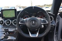 USED 2018 18 MERCEDES-BENZ C-CLASS 4.0 C63 V8 BiTurbo AMG S (Premium) Coupe 2dr Petrol SpdS MCT Euro 6 (s/s) (510 ps) MAGNO SILVER / 360 CAM / FMBSH