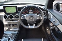 USED 2018 18 MERCEDES-BENZ C-CLASS 4.0 C63 V8 BiTurbo AMG S (Premium) Coupe 2dr Petrol SpdS MCT Euro 6 (s/s) (510 ps) MAGNO SILVER / 360 CAM / FMBSH