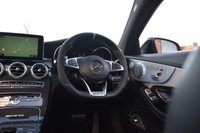 USED 2018 18 MERCEDES-BENZ C-CLASS 4.0 C63 V8 BiTurbo AMG S (Premium) Coupe 2dr Petrol SpdS MCT Euro 6 (s/s) (510 ps) MAGNO SILVER / 360 CAM / FMBSH