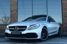 USED 2018 18 MERCEDES-BENZ C-CLASS 4.0 C63 V8 BiTurbo AMG S (Premium) Coupe 2dr Petrol SpdS MCT Euro 6 (s/s) (510 ps) MAGNO SILVER / 360 CAM / FMBSH
