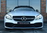 USED 2018 18 MERCEDES-BENZ C-CLASS 4.0 C63 V8 BiTurbo AMG S (Premium) Coupe 2dr Petrol SpdS MCT Euro 6 (s/s) (510 ps) MAGNO SILVER / 360 CAM / FMBSH