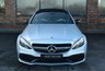 USED 2018 18 MERCEDES-BENZ C-CLASS 4.0 C63 V8 BiTurbo AMG S (Premium) Coupe 2dr Petrol SpdS MCT Euro 6 (s/s) (510 ps) MAGNO SILVER / 360 CAM / FMBSH
