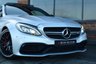 USED 2018 18 MERCEDES-BENZ C-CLASS 4.0 C63 V8 BiTurbo AMG S (Premium) Coupe 2dr Petrol SpdS MCT Euro 6 (s/s) (510 ps) MAGNO SILVER / 360 CAM / FMBSH