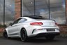 USED 2018 18 MERCEDES-BENZ C-CLASS 4.0 C63 V8 BiTurbo AMG S (Premium) Coupe 2dr Petrol SpdS MCT Euro 6 (s/s) (510 ps) MAGNO SILVER / 360 CAM / FMBSH