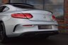 USED 2018 18 MERCEDES-BENZ C-CLASS 4.0 C63 V8 BiTurbo AMG S (Premium) Coupe 2dr Petrol SpdS MCT Euro 6 (s/s) (510 ps) MAGNO SILVER / 360 CAM / FMBSH