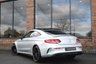 USED 2018 18 MERCEDES-BENZ C-CLASS 4.0 C63 V8 BiTurbo AMG S (Premium) Coupe 2dr Petrol SpdS MCT Euro 6 (s/s) (510 ps) MAGNO SILVER / 360 CAM / FMBSH