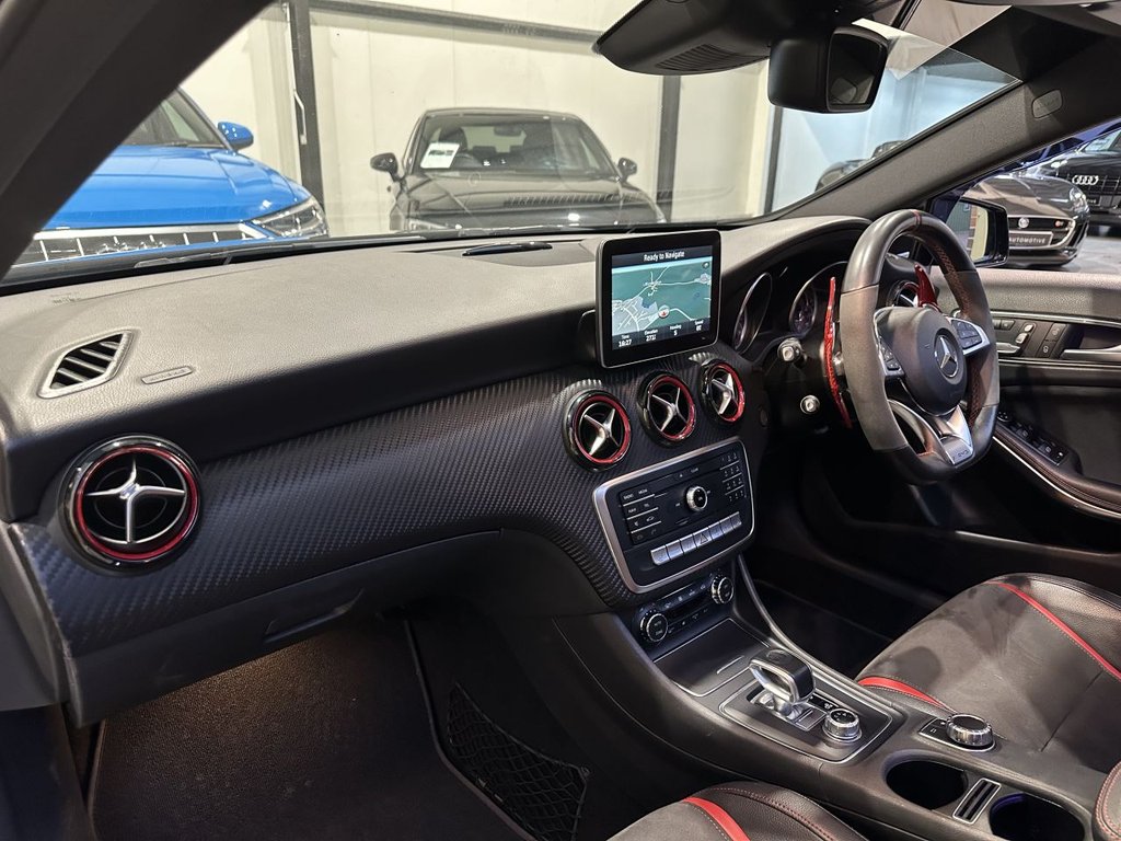 USED 2016 MERCEDES-BENZ A-CLASS 2.0 A45 AMG Hatchback 5dr Petrol SpdS DCT 4MATIC Euro 6 (s/s) (360 ps) PAN ROOF|AERO PACK|NIGHT PACK