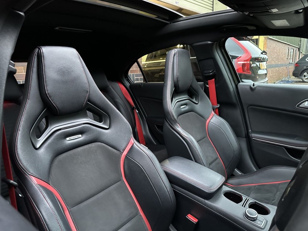 USED 2016 MERCEDES-BENZ A-CLASS 2.0 A45 AMG Hatchback 5dr Petrol SpdS DCT 4MATIC Euro 6 (s/s) (360 ps) PAN ROOF|AERO PACK|NIGHT PACK