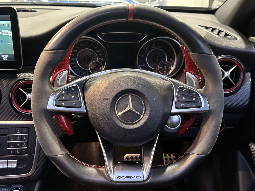 USED 2016 MERCEDES-BENZ A-CLASS 2.0 A45 AMG Hatchback 5dr Petrol SpdS DCT 4MATIC Euro 6 (s/s) (360 ps) PAN ROOF|AERO PACK|NIGHT PACK
