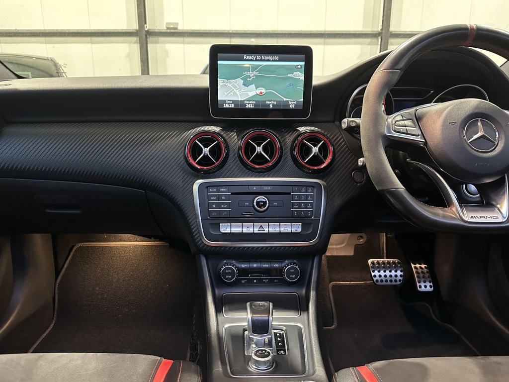 USED 2016 MERCEDES-BENZ A-CLASS 2.0 A45 AMG Hatchback 5dr Petrol SpdS DCT 4MATIC Euro 6 (s/s) (360 ps) PAN ROOF|AERO PACK|NIGHT PACK