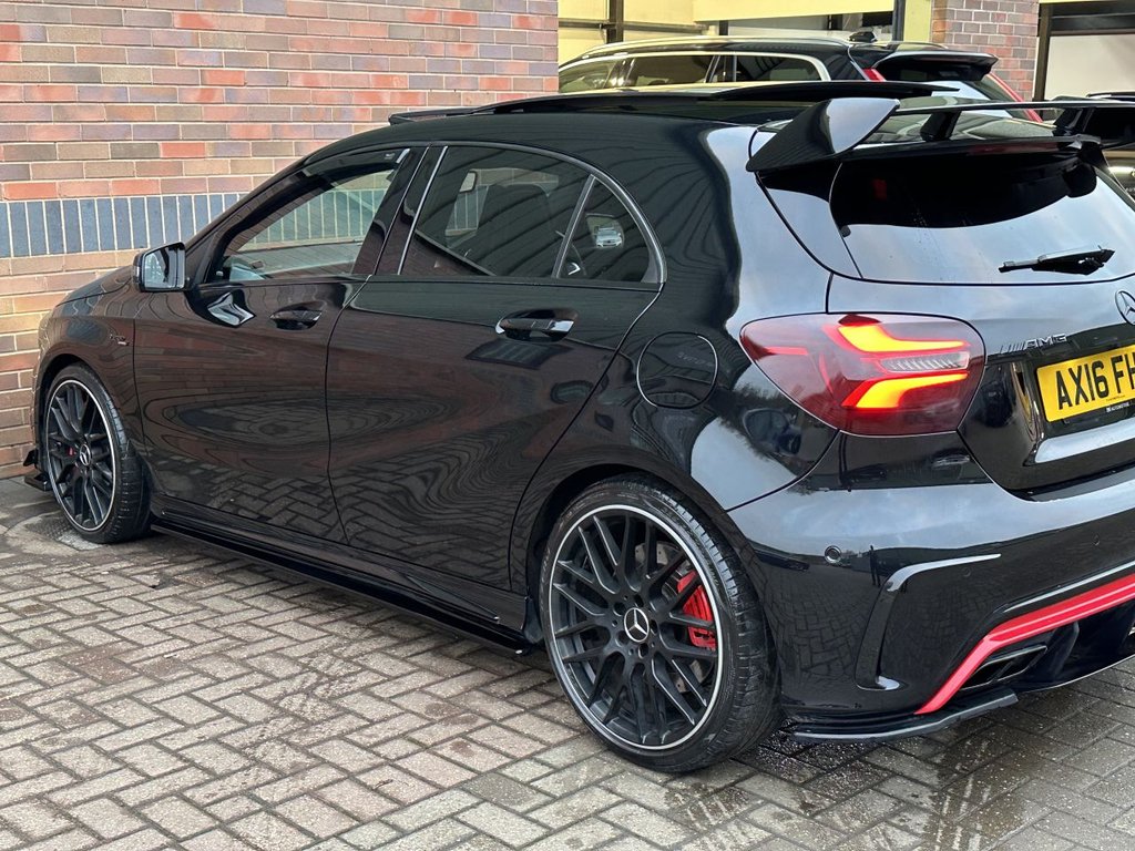 USED 2016 MERCEDES-BENZ A-CLASS 2.0 A45 AMG Hatchback 5dr Petrol SpdS DCT 4MATIC Euro 6 (s/s) (360 ps) PAN ROOF|AERO PACK|NIGHT PACK