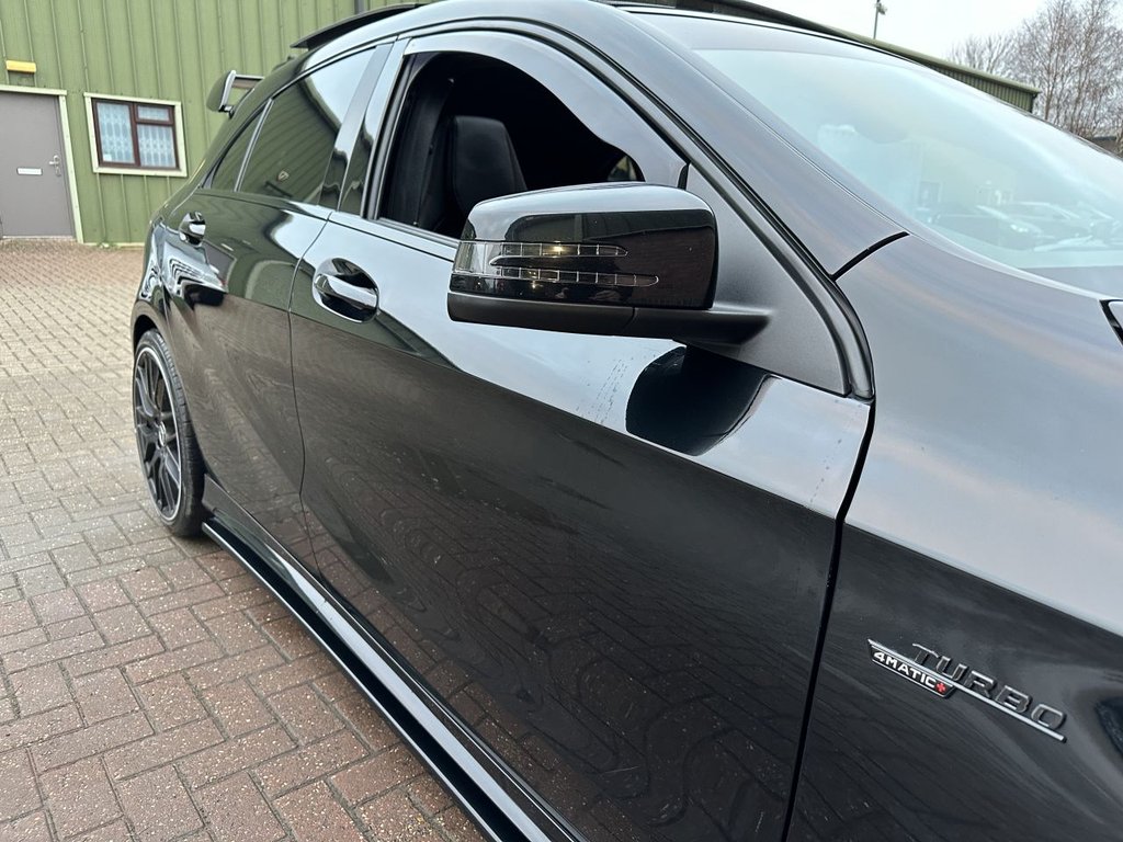 USED 2016 MERCEDES-BENZ A-CLASS 2.0 A45 AMG Hatchback 5dr Petrol SpdS DCT 4MATIC Euro 6 (s/s) (360 ps) PAN ROOF|AERO PACK|NIGHT PACK