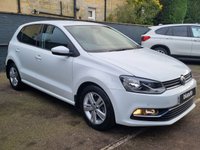 USED 2016 66 VOLKSWAGEN POLO 1.2 TSI BlueMotion Tech Match Hatchback 5dr Petrol DSG Euro 6 (s/s) (90 ps) &pound;20 TAX, 60 MPG, A/C, Bluetooth Connectivity, USB, Aux In, Rain Sensors, Sport Driving Mode, Heated Wing Mirror, DAB Radio, Front and Rear Parking Sensors.