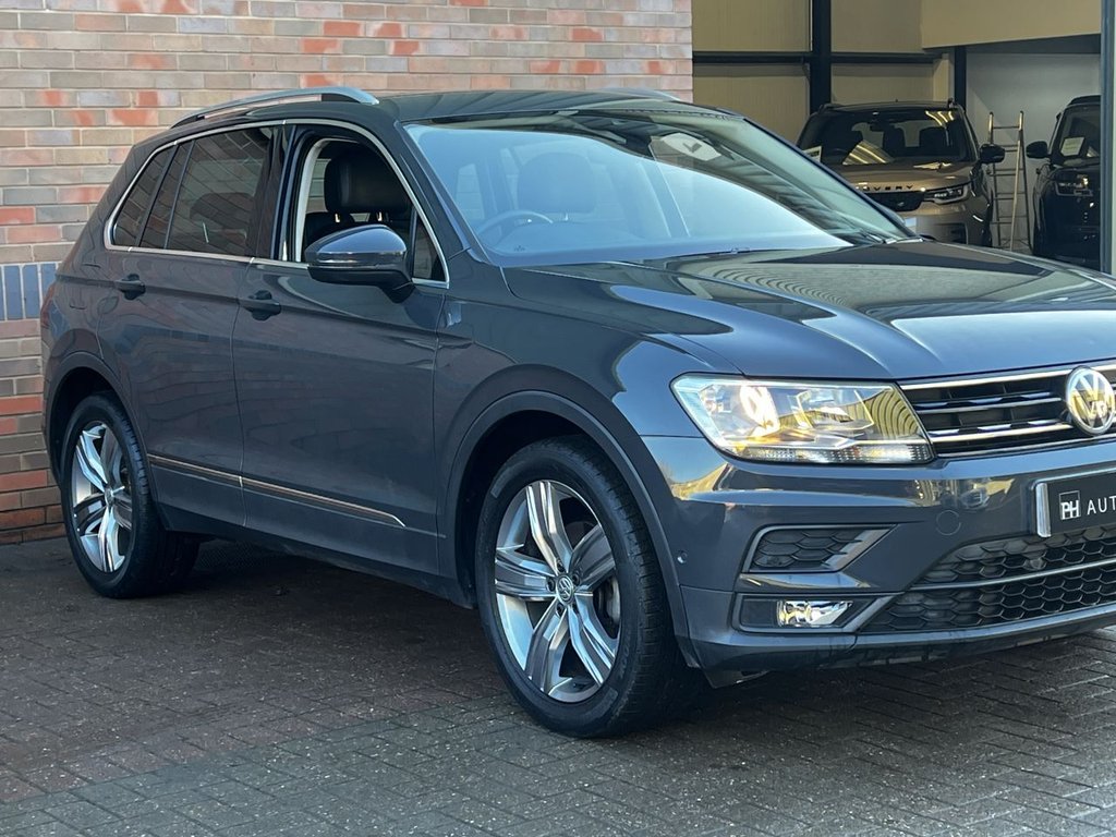 USED 2019 69 VOLKSWAGEN TIGUAN 1.5 TSI EVO Match SUV 5dr Petrol DSG Euro 6 (s/s) (150 ps) 1 OWNER|LEATHER|1 YR WARRANTY