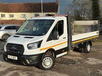 USED 2021 71 FORD TRANSIT 2.0 350 EcoBlue HDT Leader Dropside 2dr Diesel Manual RWD L4 Euro 6 (s/s) (DRW) (130 ps) - TWIN REAR WHEELS - TAIL LIFT - ULEZ FREE - 